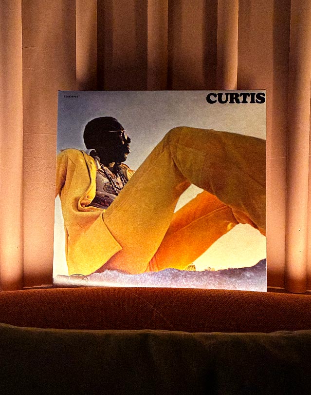 Curtis album by Curtis Mayfield in Subterra audio lounge