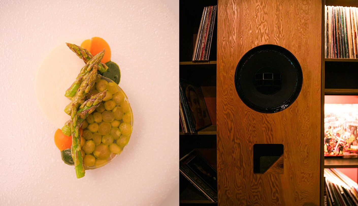 Plat de LUMI avec un haut-parleur à Subterra
